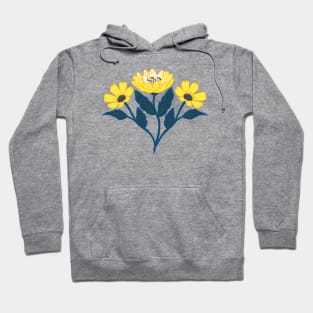 Yellow wildflower bouquet Hoodie